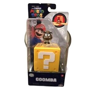GOOMBA Jakks Pacific The Super Mario Bros Movie 1.25” Action Figure (New)